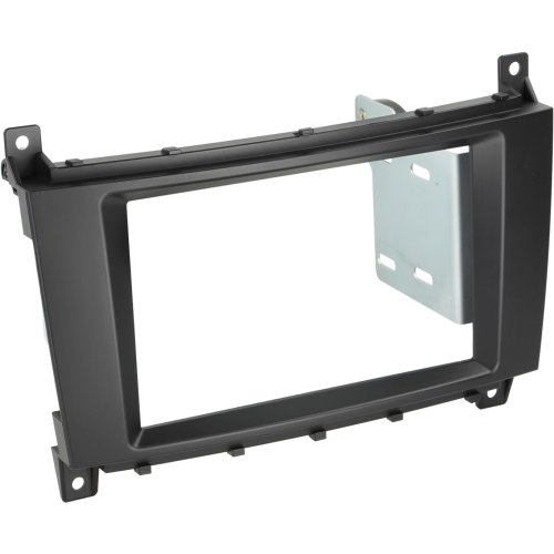 2-DIN Paneel Mercedes Benz C-klasse W203/ CLC-Klasse - Kleur: Zwart - 381190 45 1 - 381190-45-1