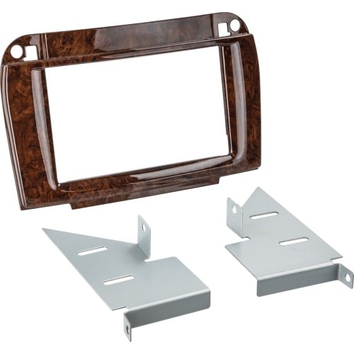 2-DIN Paneel Mercedes Benz CL-Klasse (W215)/S-Klasse (W220) 1998-2005 Kleur: Zwart - 381190 54 - 381190-54
