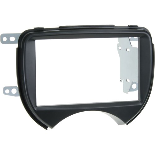 2-DIN Paneel Nissan Micra (K13) 2011-2013 Kleur: Zwart - 381210 03 2 - 381210-03-2