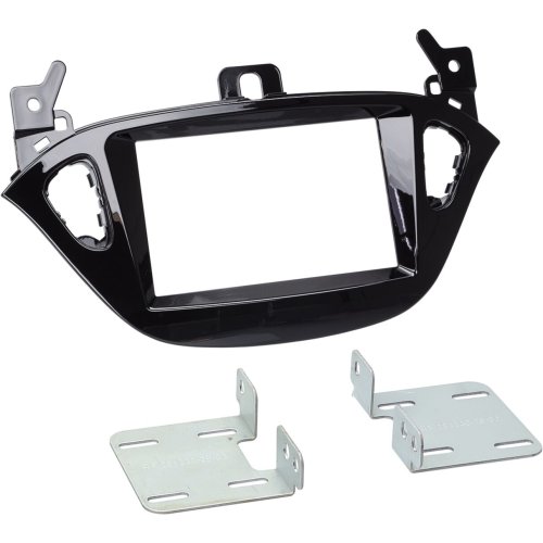 2-DIN Paneel Opel Adam/ Corsa E Kleur: Piano Zwart  - 381230 29 - 381230-29