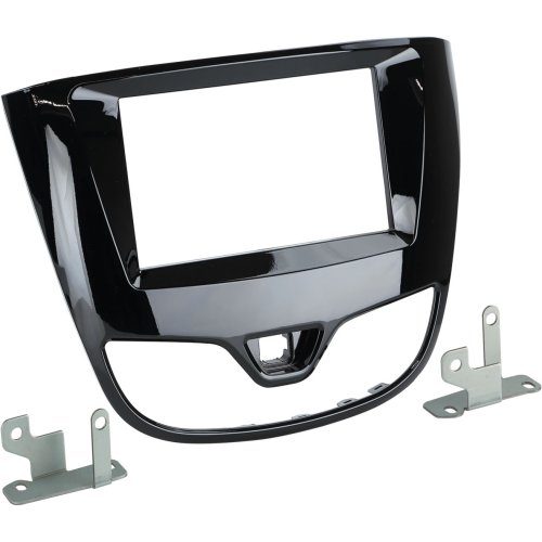 2-DIN Paneel Opel Karl 2017->  Kleur; Piano zwart - 381230 33 2 - 381230-33-2