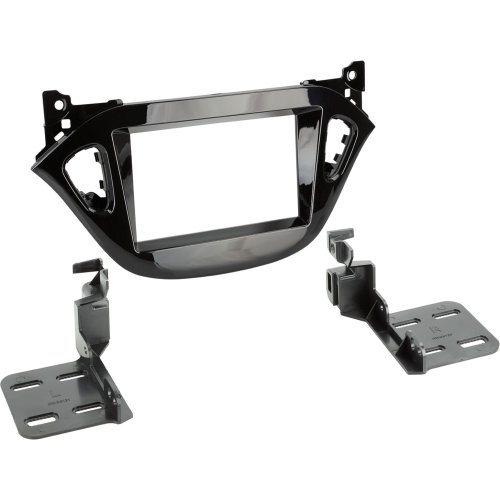 2-DIN Paneel Opel Corsa (E) 2017-2019 Kleur: Pianolak Zwart  - 381230 34 1 - 381230-34-1