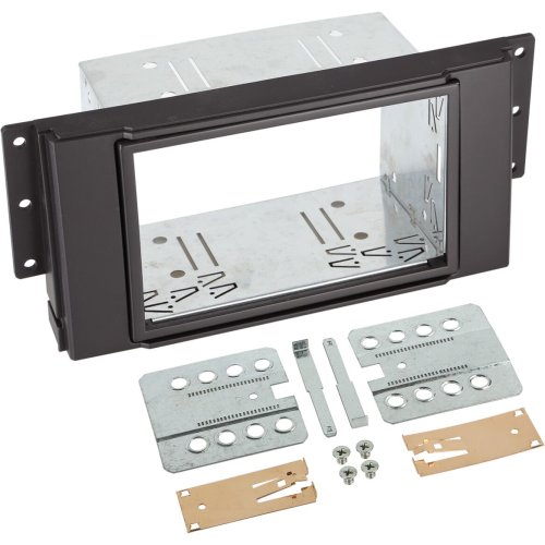 2-DIN Paneel Land Rover Freelander- Discovery (3G) - Range Rover Sport - Kleur: Zwart - 381260 04 - 381260-04