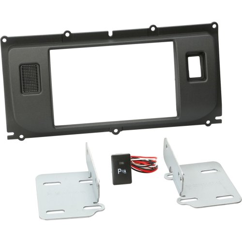 2-DIN Paneel Land Rover Evoque met PDC button 2011-2019 Kleur: Antraciet  - 381260 06 1 - 381260-06-1