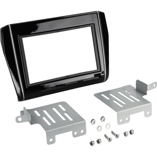 2-DIN Paneel Suzuki Swift (AZ) 07/2017 - 2024  Kleur: Piano Zwart - 381292 04 - 381292-04