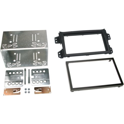 2-DIN Paneel Suzuki Splash (1.0)- Opel Agila (FXB22/FXB32) 2008-2014- Kleur: zwart - 381294 04 - 381294-04