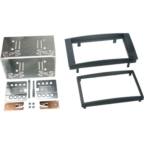 2-DIN Paneel Volkswagen T5 Transporter(7H) / Multivan (7H) Touareg I (7L) - Kleur: Zwart - 381320 11 - 381320-11