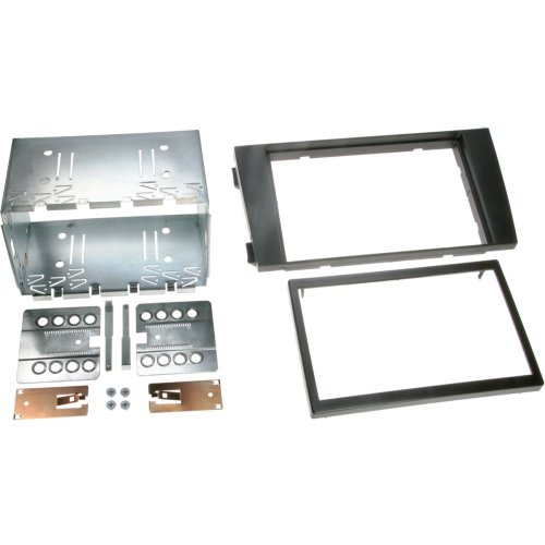 2-DIN Paneel Audi A6 C5 (4B Facelift)  1997-2005 - Kleur: Zwart - 381320 13 - 381320-13