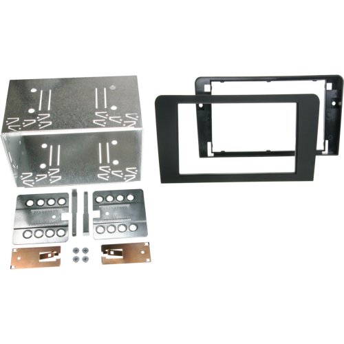 2-DIN Paneel Rubbertouch Audi (8P/8PA) 2003-2012 - Kleur: Rubbertouch zwart - 381320 14 pro - 391320-14-1
