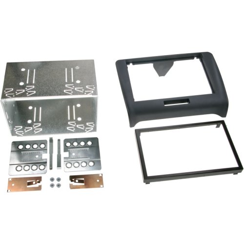 2-DIN Paneel Audi TT (8J) 2006-2014 Kleur: Zwart - 381320 19 - 381320-19
