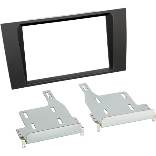 2-DIN Paneel Audi A4 Symphony 2000-2001 Zwart  - 381320 21 1 - 381320-21-1