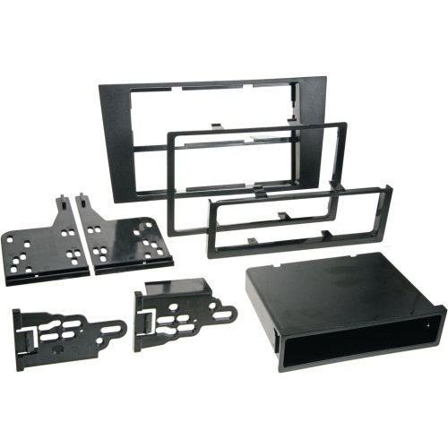 2-DIN Paneel Audi A4 (B5/8D) Symphony 1999-2000 Kleur: Zwart (METRA) - 381320 21 - 381320-21