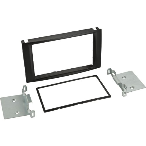 2-DIN Paneel Volkswagen T5/ Multivan - Kleur: Zwart - 381320 27 1 - 381320-27-1