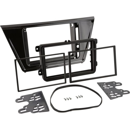 2-DIN Paneel Volkswagen Touran 2015->2021 - Kleur : Piano Zwart - 381320 28 1 - 381320-28-1