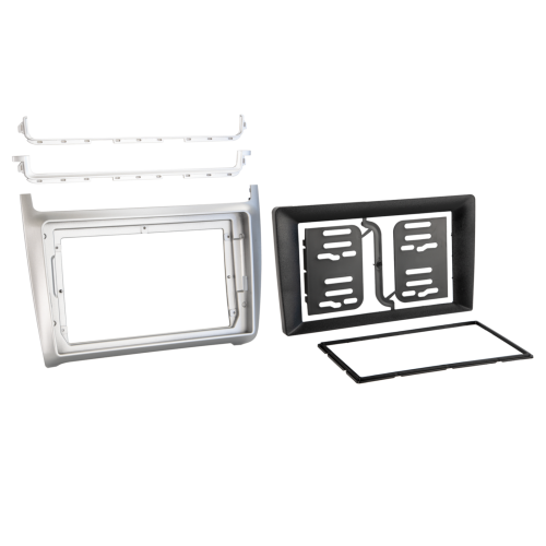 2-DIN frame VW Polo 2014-2017 Zilver - 381320 43 2 - 381320-43-2