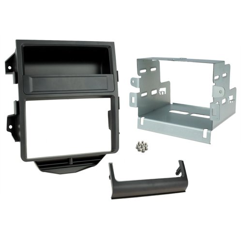 2-DIN Paneel Porsche Macan 2014-2016 - Kleur: Zwart - 381323 07 1 - 381323-07-1