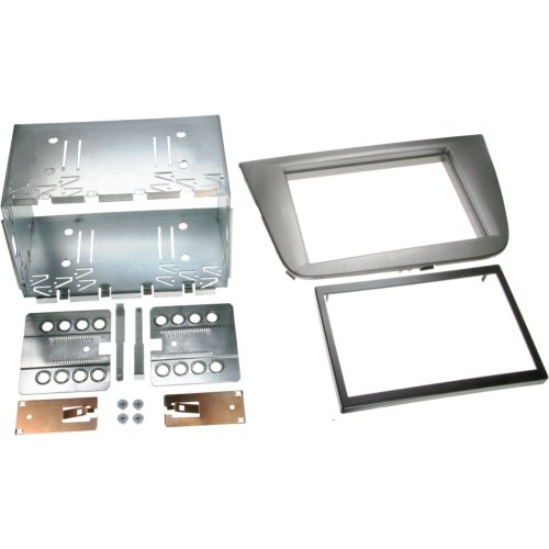 2-DIN Paneel Seat Altea (5P/5PN) / Altea XL (5P/5PN) Seat Toledo (5P/5PN  Kleur: Antraciet - 381328 04 - 381328-04