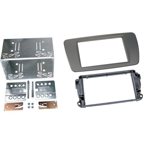 2-DIN Paneel Seat Ibiza (6J) 2008-2015 - Kleur: Conemara Grijs  - 381328 06 3 - 381328-06-3
