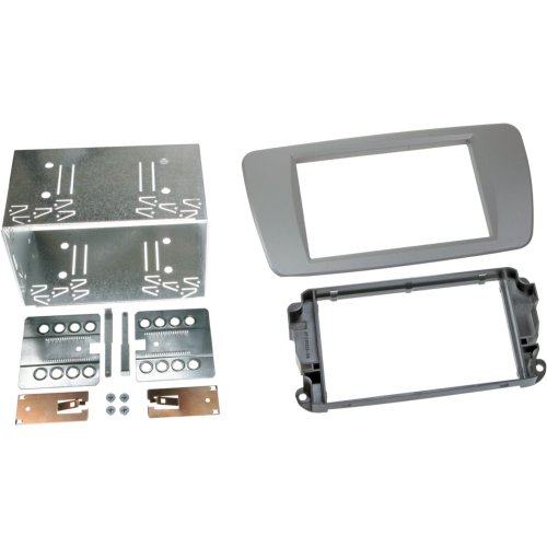 2-DIN Paneel Seat Ibiza (6J) 2008-2015 - Kleur: Dublin grijs  - 381328 06 4 - 381328-06-4