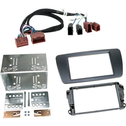 2-DIN Paneel Seat Ibiza 2014-2017 Kleur: Galway Grijs  - 381328 08 1 - 381328-08-1