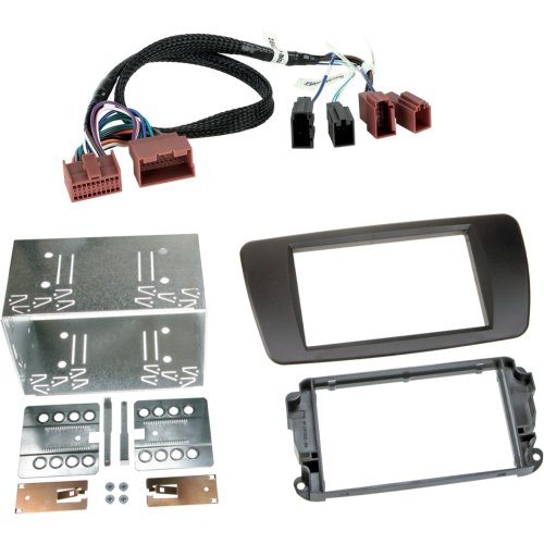 2-DIN Paneel Seat Ibiza 2014-2017 Kleur: Mat Zwart - 381328 08 2 - 381328-08-2