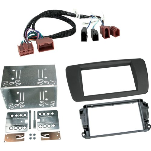 2-DIN Paneel Seat Ibiza 2014-2017 Kleur: Tuam grijs  - 381328 08 3 - 381328-08-3