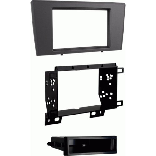 2-DIN-radiopaneel met opbergvak Volvo S60/V70/XC70 grijs (METRA) - 381352 10 1 - 381352-10-1