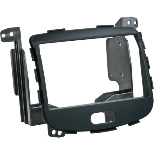 2-DIN Paneel Hyundai I10 (PA) 2008-2013 - Kleur: Rubbertouch zwart  - 391143 10 - 391143-10