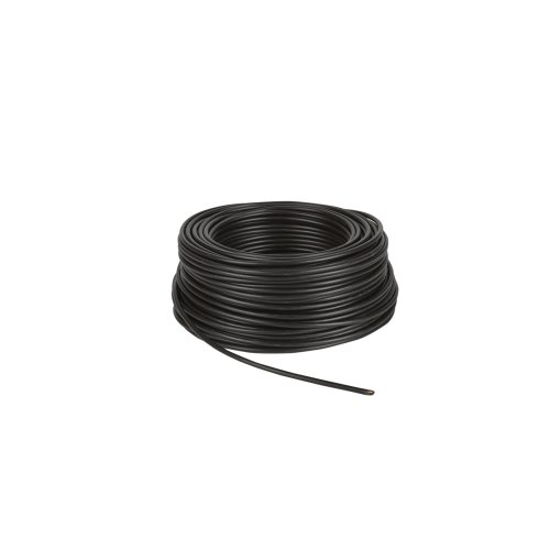 Voedingskabel in doos 4 mm&sup2; zwart 50 Meter - 50 400 050 2x - 50-400-050-2X