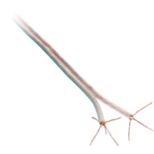 Luidspreker kabel 2 x 4,00 mm transparant mint 100 Meter LET OP: UITLOPEND ARTIKEL, KAN NIET RETOUR! - 51 240 105 - 51-240-105