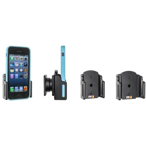Apple iPhone 5 / SE Passieve verstelbare houder met swivelmount. Met hoes - 511431 - 511431