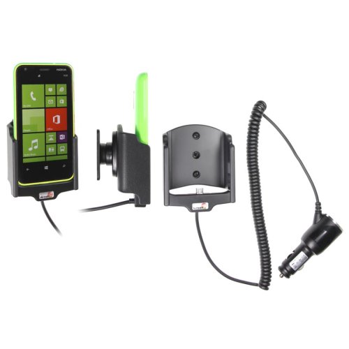 Nokia Lumia 620 Actieve houder met 12/24V lader. Let op: Uitlopend artikel, Kan niet retour! - 512531 - 512531