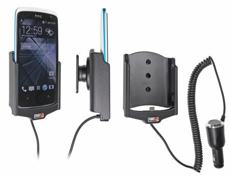 HTC Desire 500 Actieve houder met 12/24V lader. Let op: Uitlopend artikel, Kan niet retour! - 512563 - 512563