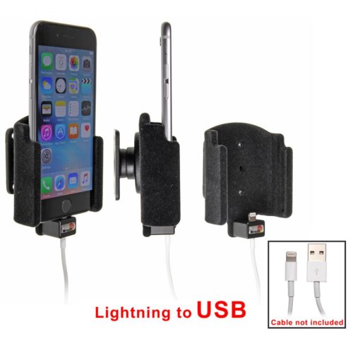 Apple iPhone 6S / 7 Passieve houder. Voor originele Apple lightning naar USB kabel (Gestoffeerd) - 514794 - 514794
