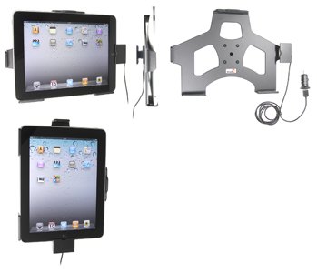 Apple iPad 1 Actieve houder met 12V USB plug Let Op: Uitlopend Artikel, Kan niet retour! - 521139 - 521139
