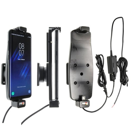 Samsung Galaxy S8 / S9 / S10 houder met hoes met vaste voeding - 527964 - 527964