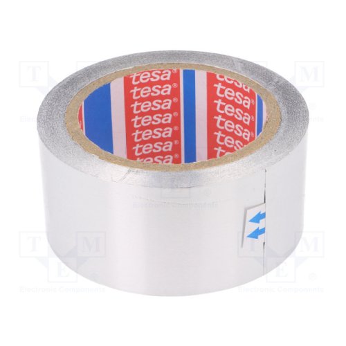 TESABAND 60630  L.50mtr x B.50mm Aluminium (Per Stuk) - 60630 00002 00 - 60630-00002-00