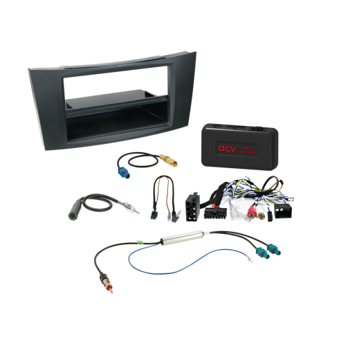 2-DIN-set met vak Mercedes-voertuigen LFB/analoog/antenne - 611190 28 2 - 611190-28-2