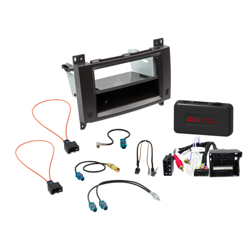 2-DIN Kit met Vak Diverse Mercedes Benz SWI/Analoog/Antenne  - 611190 37 5 - 611190-37-5
