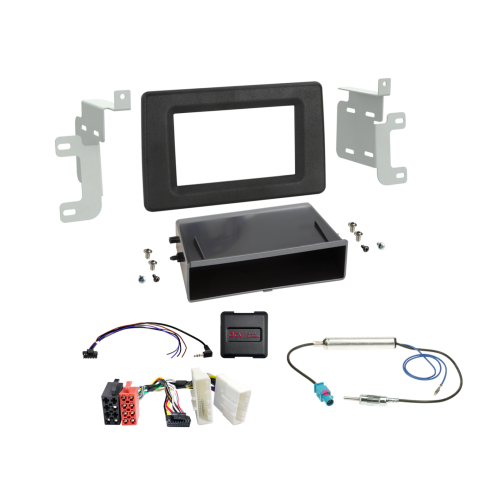 2-DIN Kit met aflegvak Nissan/Opel/Renault Analoog SWI/Antenne  - 611250 20 1 - 611250-20-1