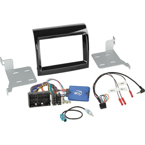 2-DIN Kit Fiat Ducato/ Citro&euml;n Jumper/ Peugeot Boxer(250*) Facelift 2016-> Pianolak Zwart - 621094 35 1 - 621094-35-1