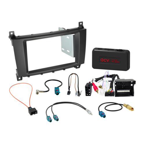 2-DIN Kit Mercedes Voertuigen SWI/Analoog/Antenne  - 621190 45 1 - 621190-45-1