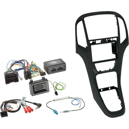 2-DIN Kit + Radio adapter kit Opel Astra 2009-2016 Kleur: Pearl Zwart - 621230 23 2 - 621230-23-2