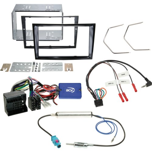2-DIN Kit Opel Corsa D piano-black - 621230 24 3 - 621230-24-3