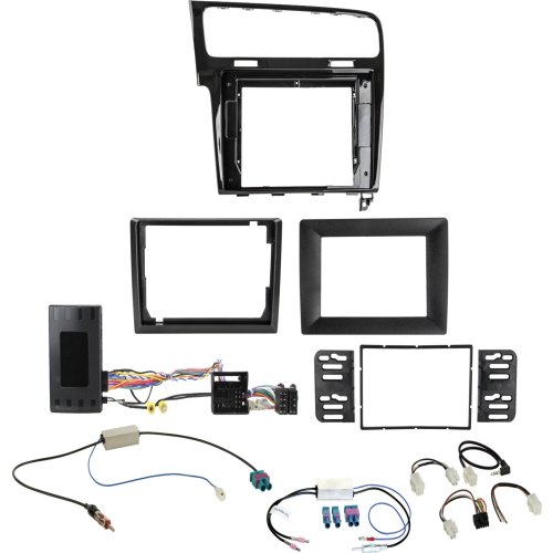 2-DIN Volkswagen 10"/9"/7" Kit VW Golf 7 2013-2020 Infoadapter/Antenne - 621320 38 3 - 621320-38-3