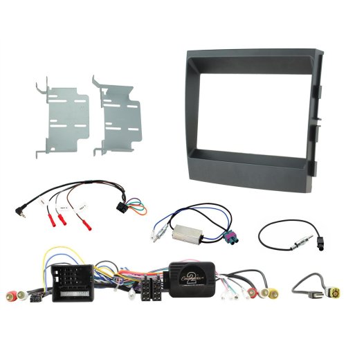 2-DIN Kit Porsche Panamera 2009-2016 Zonder Soundsystem en met SWI - 621323 08 1 - 621323-08-1