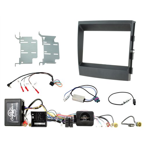 2-DIN Kit Porsche Panamera 2009-2016 S.W.I./Amp MOST zwart - 621323 08 3 - 621323-08-3
