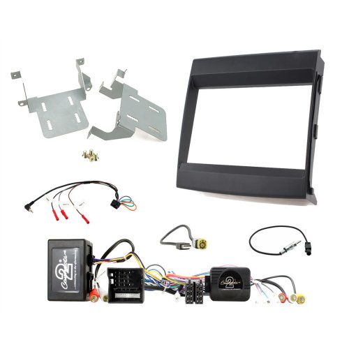 2-DIN Kit Porsche Cayenne 2011-2016 S.W.I./Amp MOST zwart - 621323 09 3 - 621323-09-3