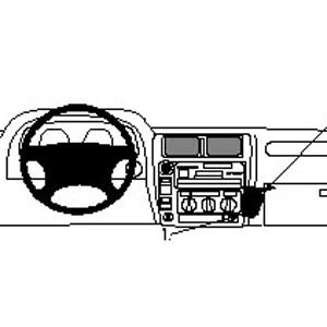 ProClip - Toyota LandCruiser 90 1997-2002 Angled mount. LET OP: UITLOPEND ARTIKEL, KAN NIET RETOUR!  - 6459 - 852401