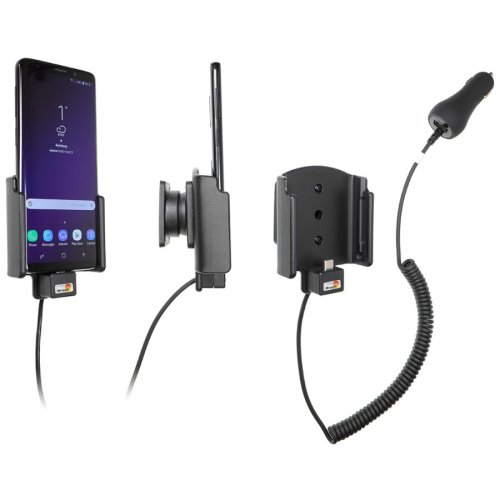 Samsung Galaxy S9 Actieve houder met 12/24V lader - 712038 - 712038